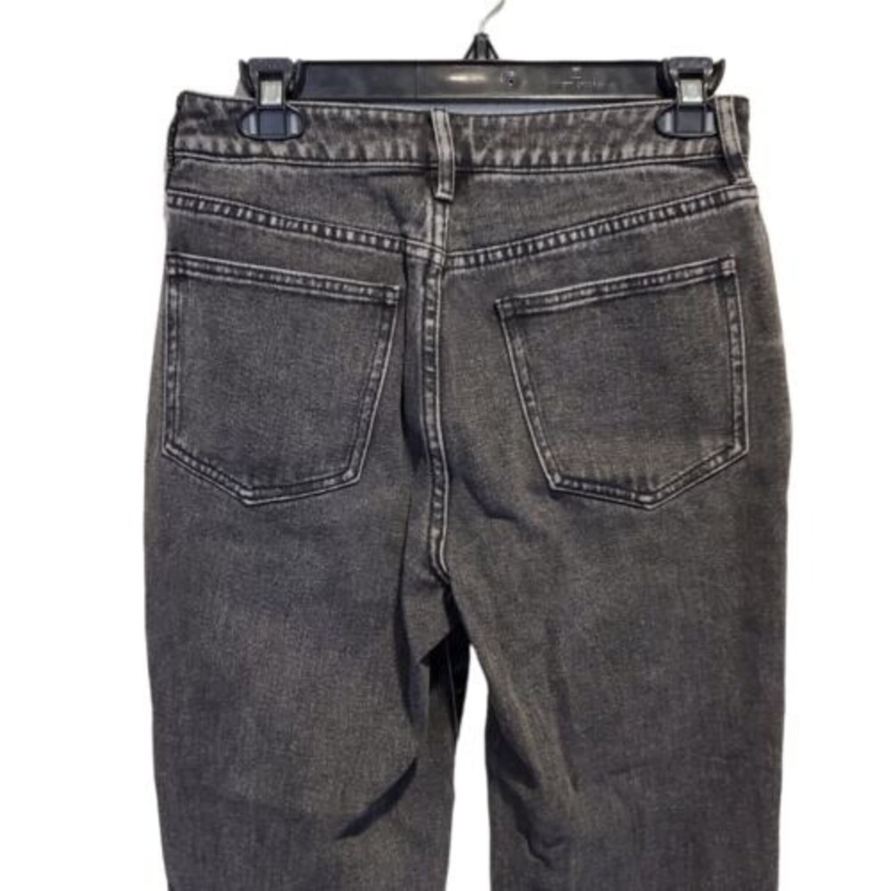PacSun High Rise Mom Jeans Women's Size 26 Crop Charcoal Wash Cotton Denim Gray - Picture 2 of 9